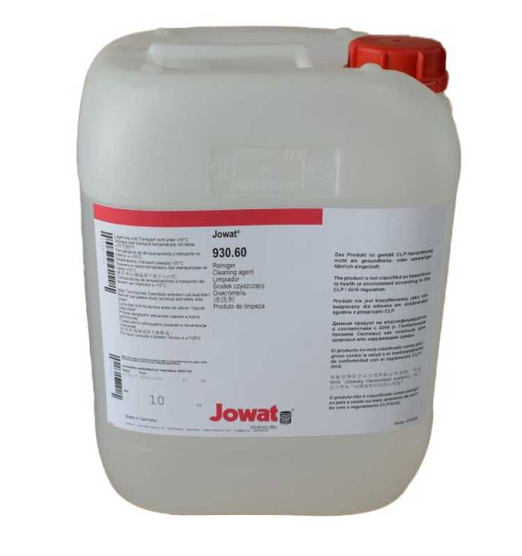 JOWAT 930.60 Reiniger 180 PLUS für vernetzte PUR Schmelzklebstoffe